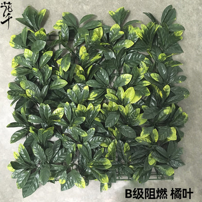 Class B fire-retardant lawn high-simulation plant wall