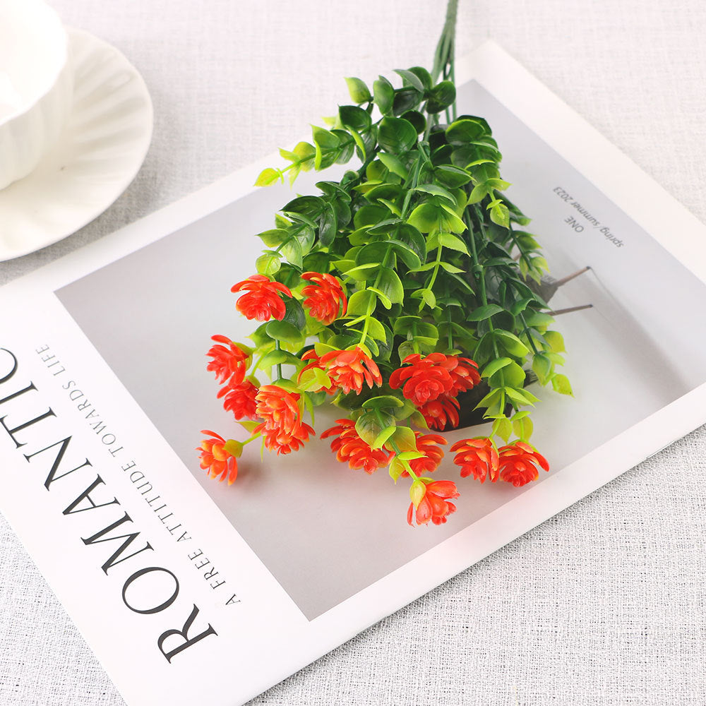 Artificial flower seven-forked eucalyptus camellia