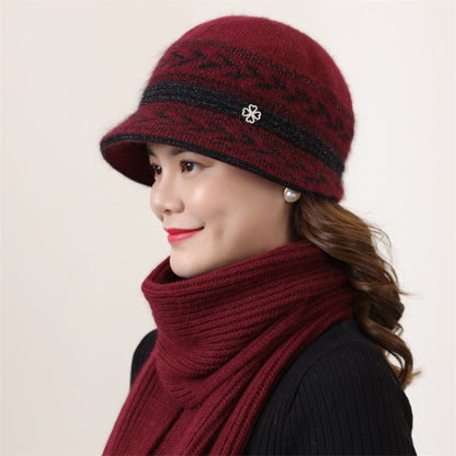 Gorro de punto para personas mayores 