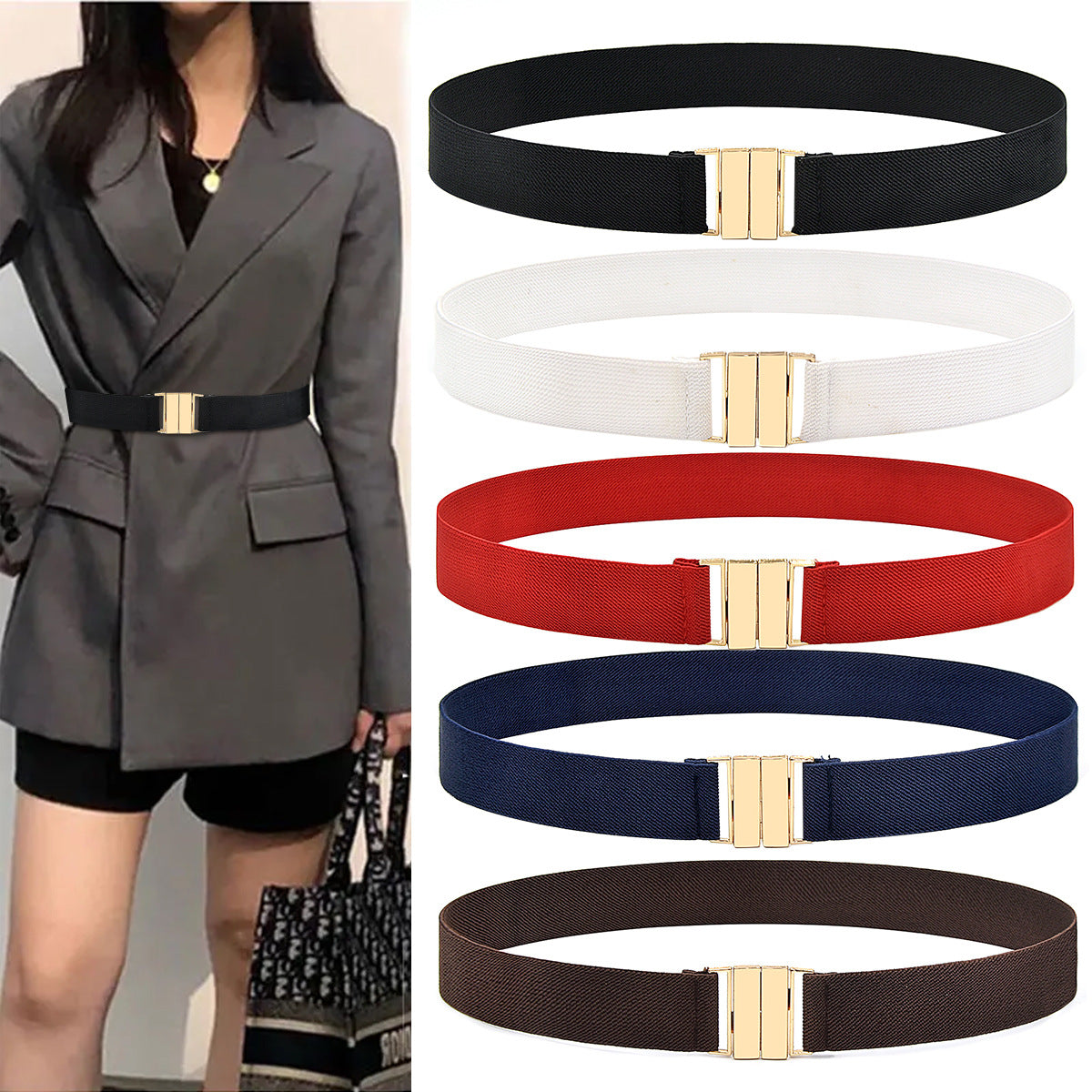 Elastic elastic fashion simple