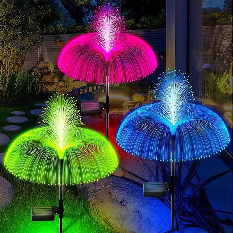 Solar lawn light garden light five-layer jellyfish light