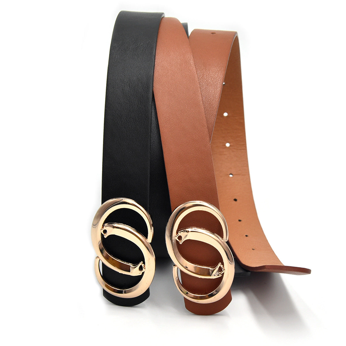 Button Belt Women's Jeans