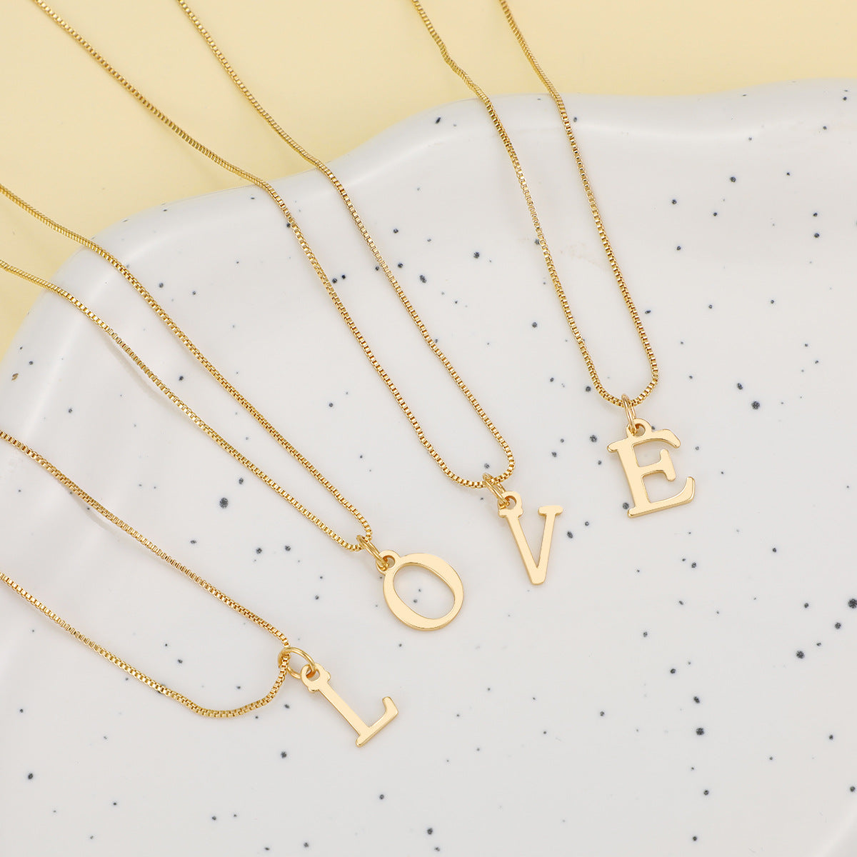 Initial Letter Necklace