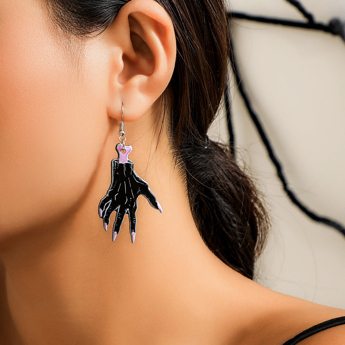 Pendientes de calavera de calabaza Pendientes de joyería 