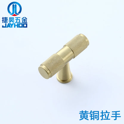 Solid brass handle cabinet door