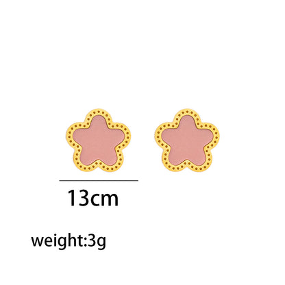 Conjunto de brincos e colar Fashion Blossom 