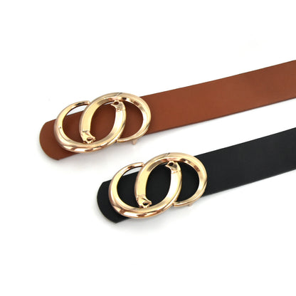 Button Belt Women's Jeans