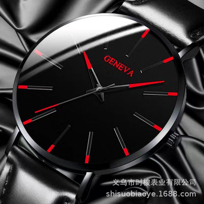Geneva Fashion Thin Men's Quartz Watch