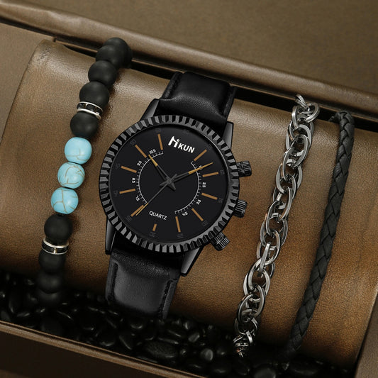 Watch Beaded Turquoise Bracelet Set