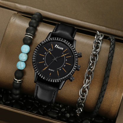 Watch Beaded Turquoise Bracelet Set