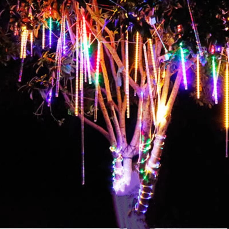 Solar Meteor Shower Light Outdoor Waterproof Starry Sky Light Tube