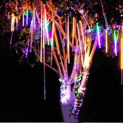 Solar Meteor Shower Light Outdoor Waterproof Starry Sky Light Tube
