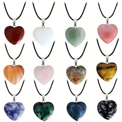 100pcs/pack mixed color heart star cross hexagonal column pendant