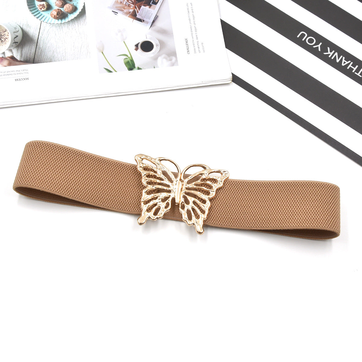 Hollow butterfly decorative belt
