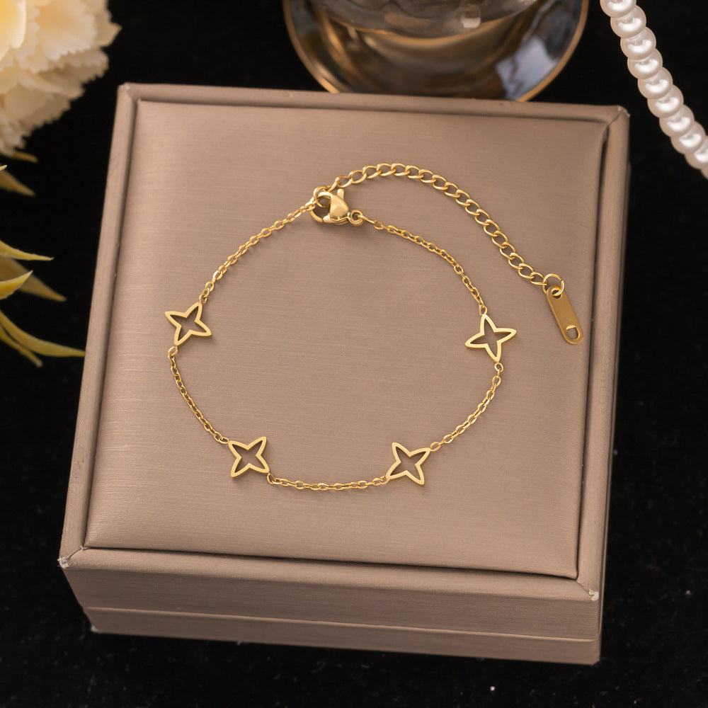 18K Gold Titanium Steel Bracelet