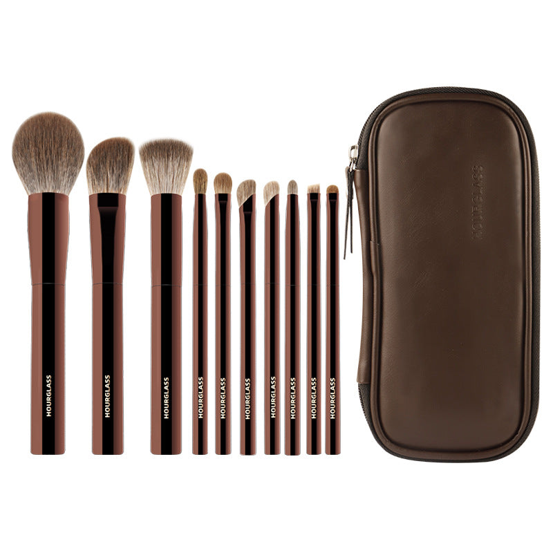 HG 10-Piece Animal Hair Brush Set