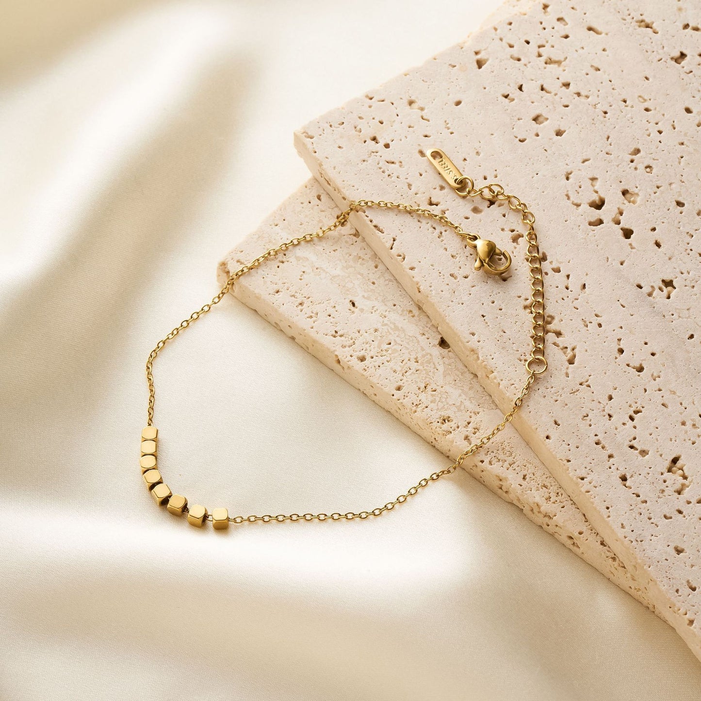 Titanium Steel 18K Gold Ankle Chain