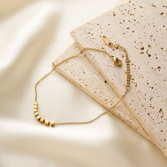 Titanium Steel 18K Gold Ankle Chain