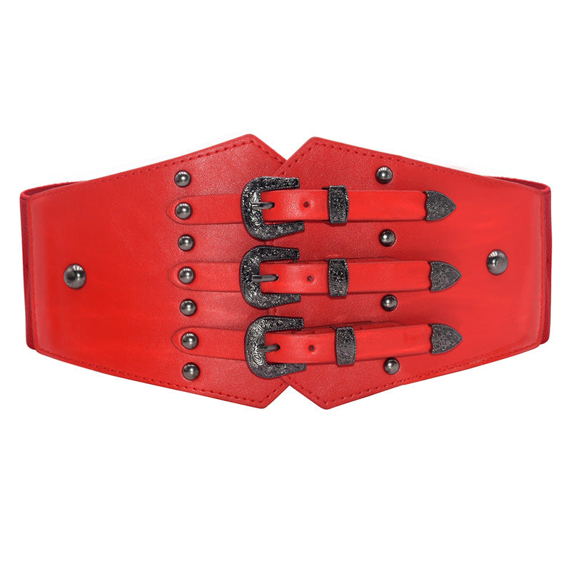 Belt elastic waist seal