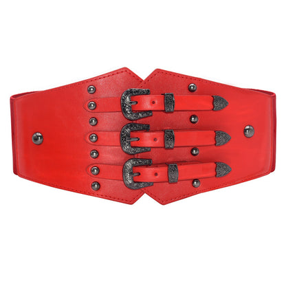 Belt elastic waist seal