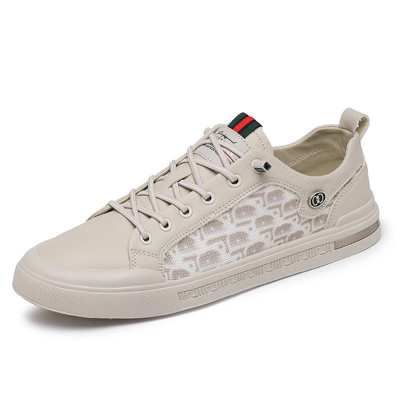 Fashionable Low-Top Lace-Up Casual Sneakers