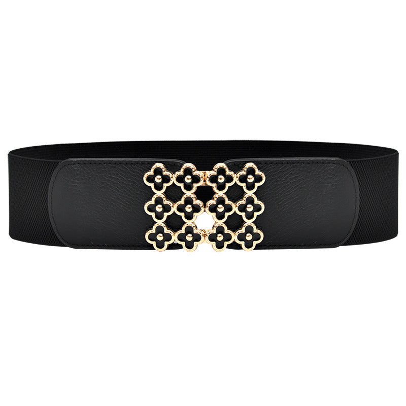 Flower buckle belt waist seal female