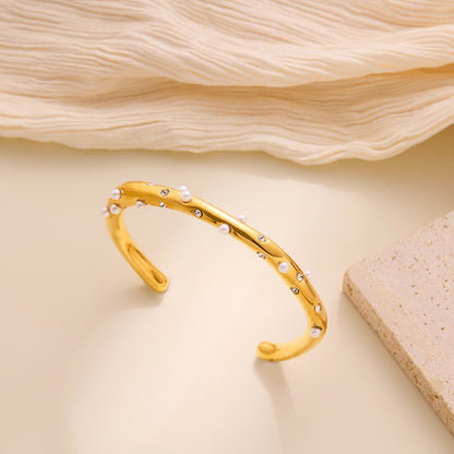 Bracelet 18K Gold Plated Multi-layer Full Diamond