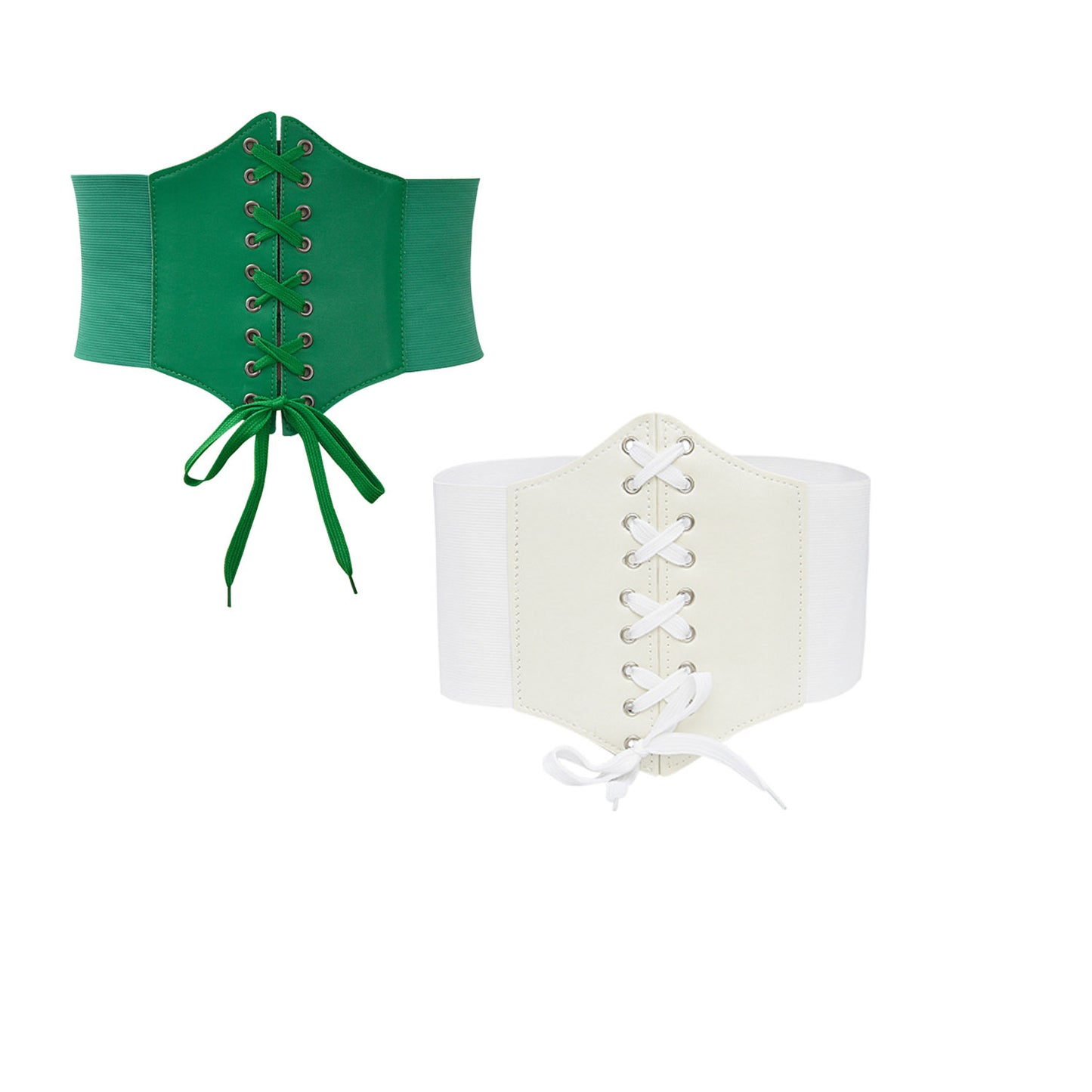 Elastic waist width belt