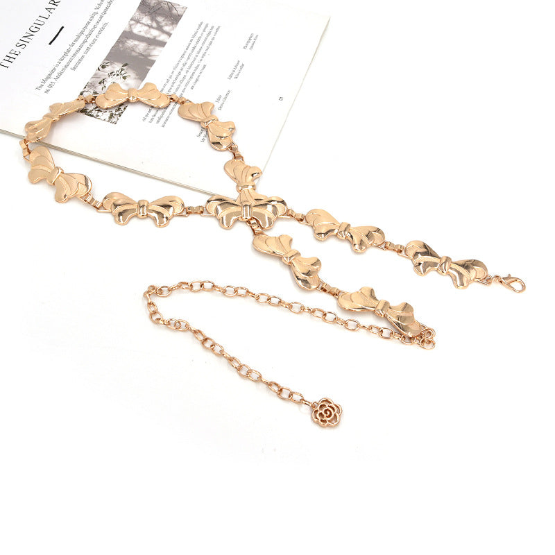 fashion Metal Waist Chain Ladies Fine Belt