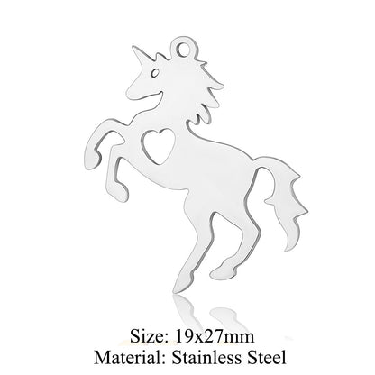 5 pcs/titanium steel pendant Seagull Mouse Koala Panda