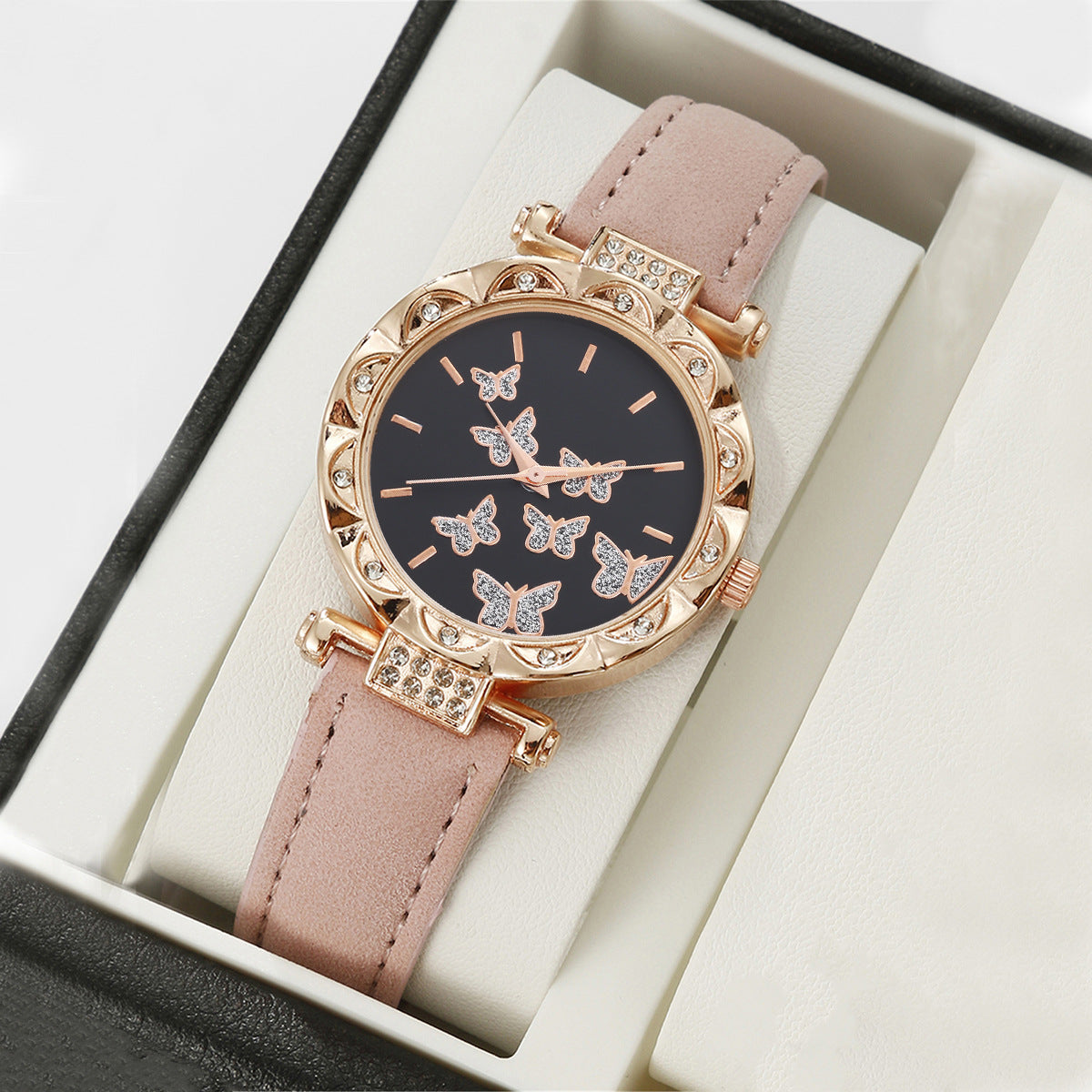 Watch Pearl Butterfly Love Jewelry Set