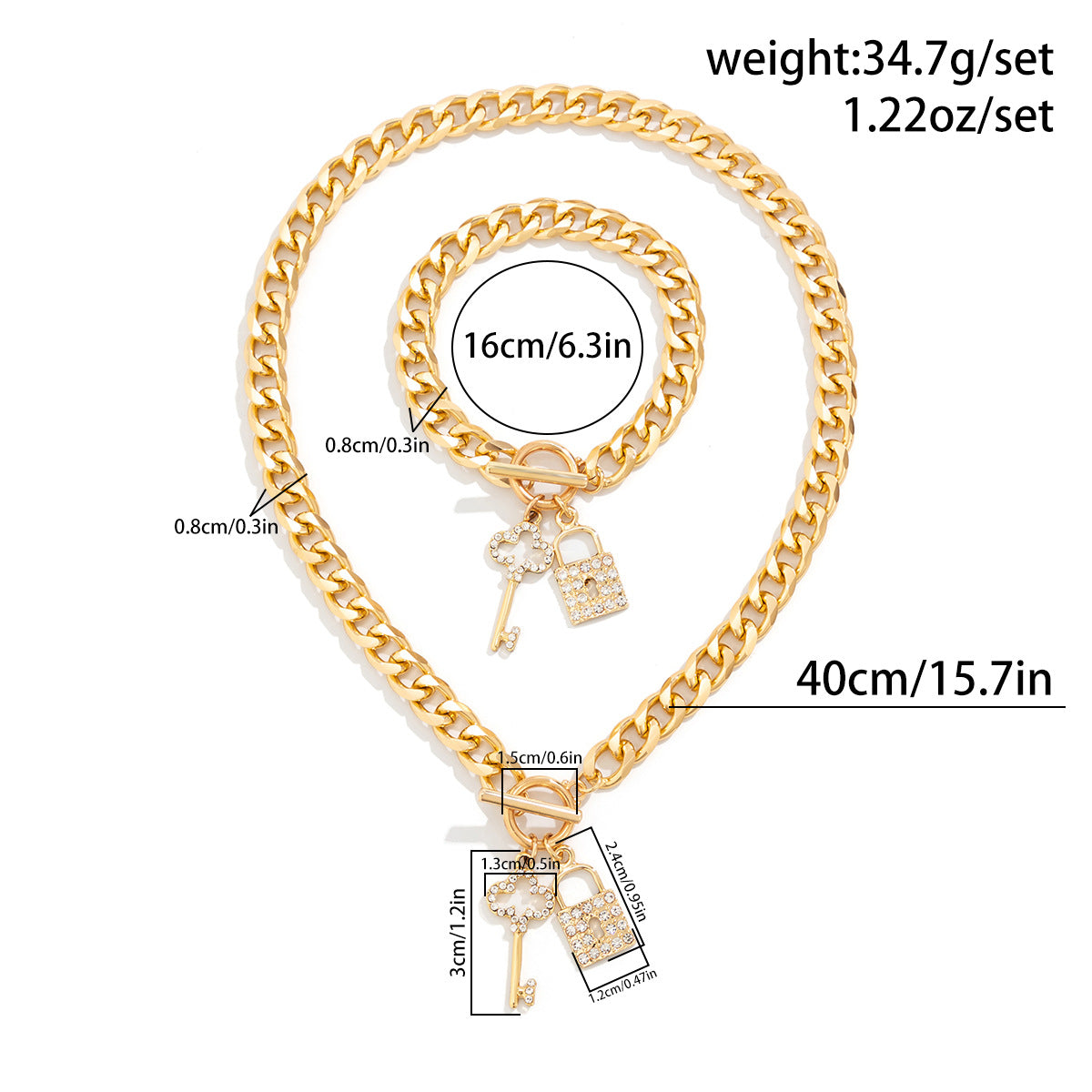 Versatile rhinestone chain necklace