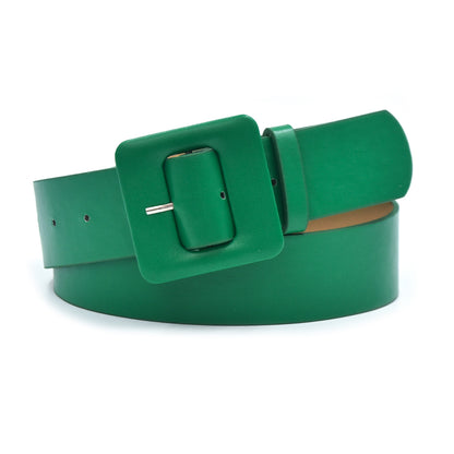 Non-porous square bag buckle belt