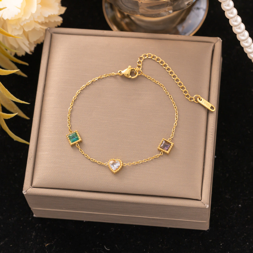 18K Gold Titanium Steel Bracelet