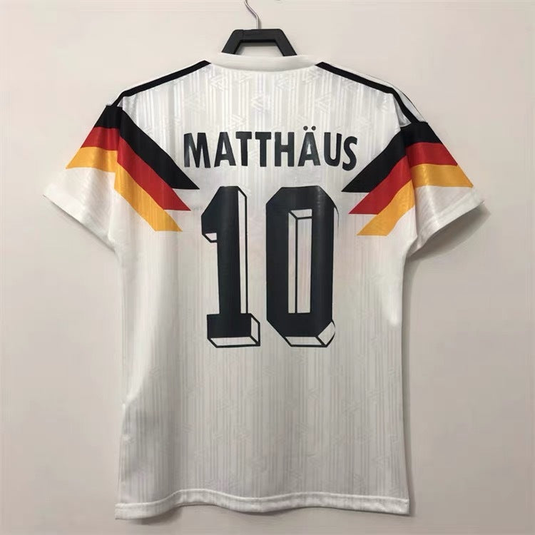 90/94 Germany Home 18 Klinsmann 10 Matth?us Classic Retro Jersey