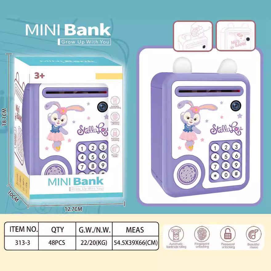 Fingerprint Money Bank, Password Safe for Boys and Girls