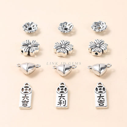 Tibetan silver alloy small pendant accessories