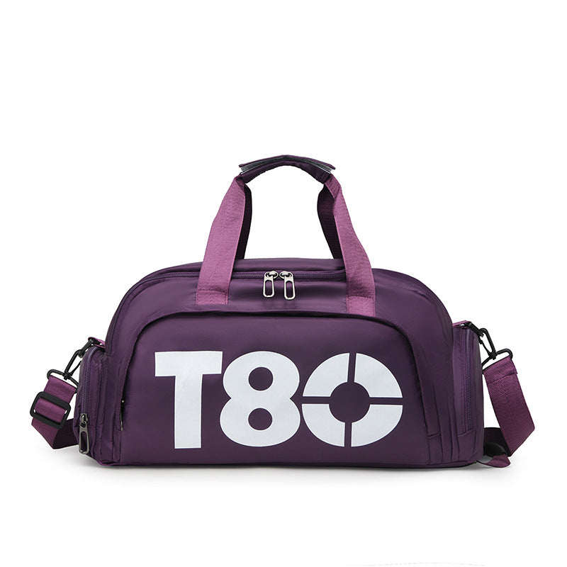 Dry and wet separation fitness bag short trip bag