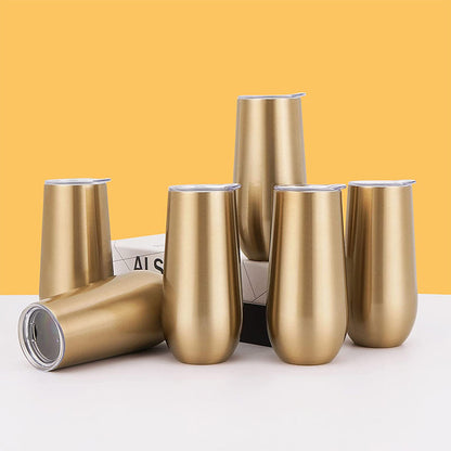 fashion Double beer glass champagne glass