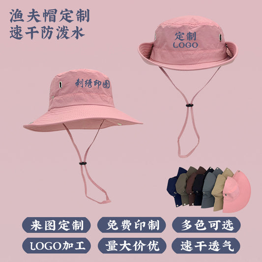 Sombrero de pescador impermeable de secado rápido 