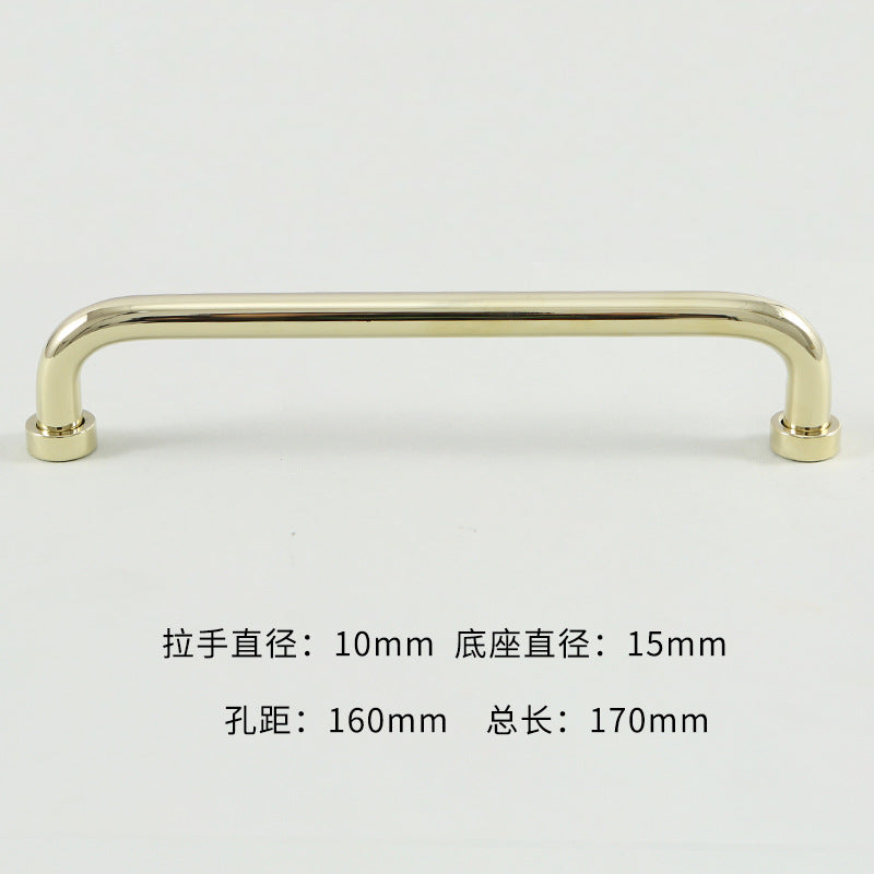 Cabinet door brass long handle