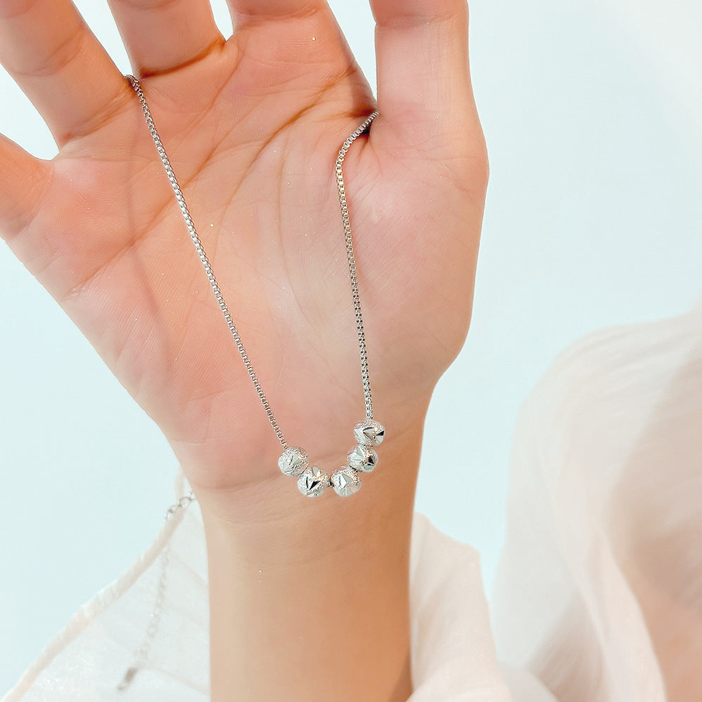 Fashion silver titanium steel necklace