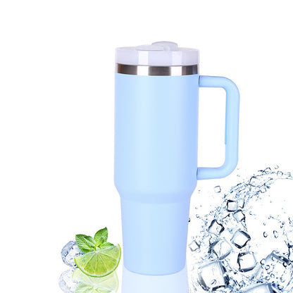40Oz large capacity portable handle cup