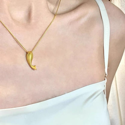 Dolphin necklace woman