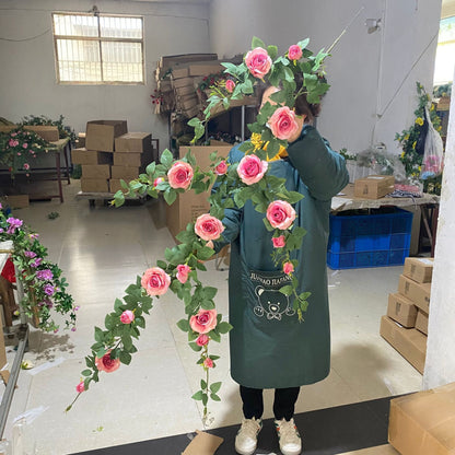 Rose vine artificial flower
