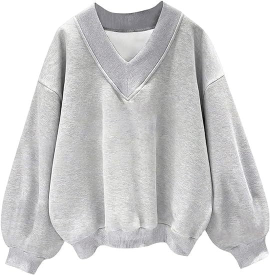 Fleece Loose Versatile Sweater