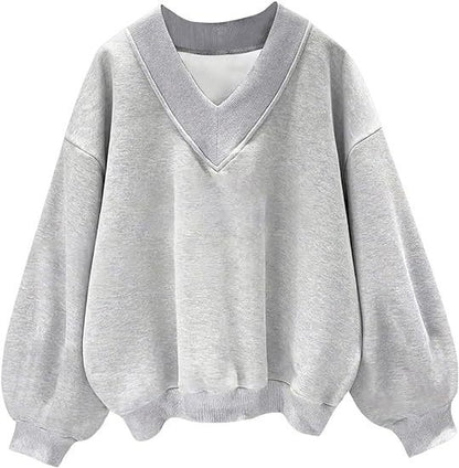 Fleece Loose Versatile Sweater