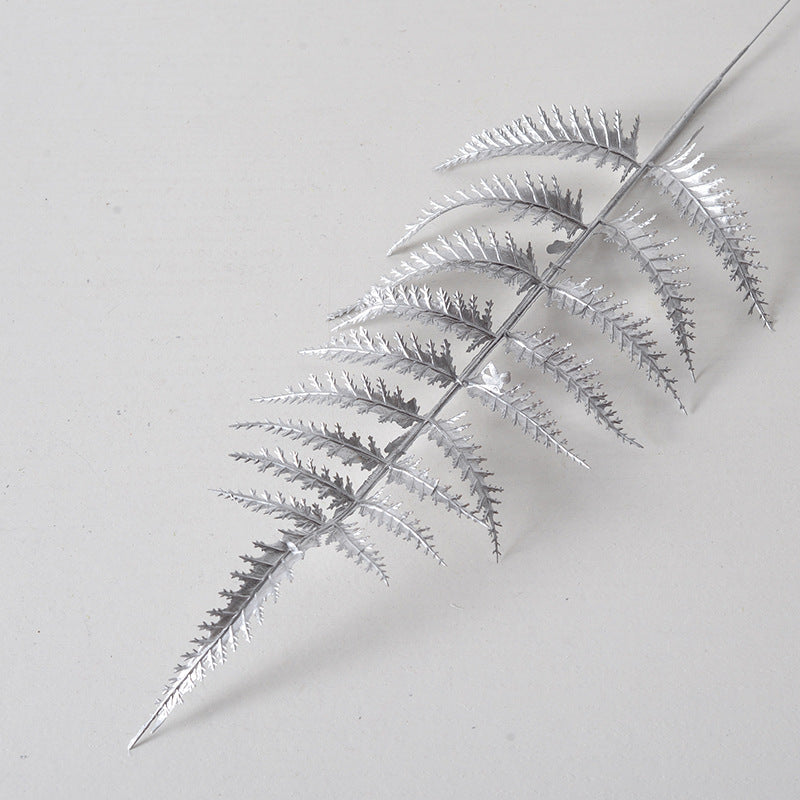 Silver flower arrangement artificial flowers