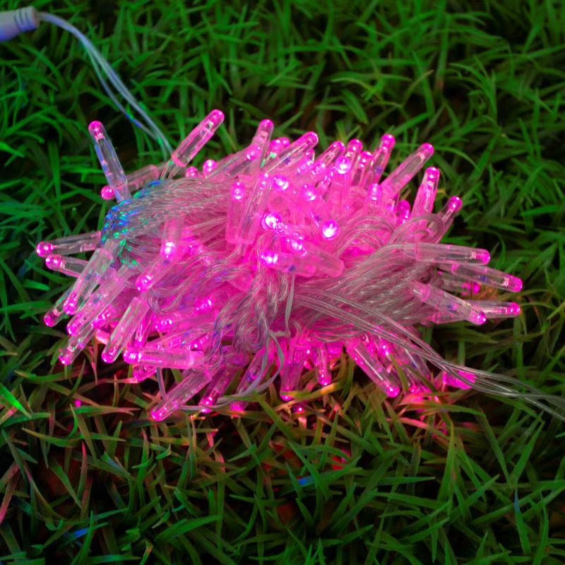 Cadena de luz de PVC Luz de color LED Cadena de luz intermitente impermeable 