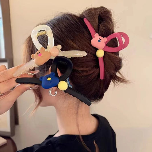 Cute bear hairpin